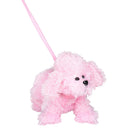 Plush Pet Pink Poodle W/ Leash 11" (EACH)