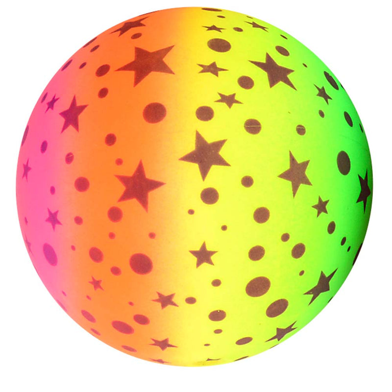 Neon Rainbow Vinyl Ball Assorted 6" (EACH)