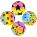 Neon Rainbow Vinyl Ball Assorted 6" (EACH)