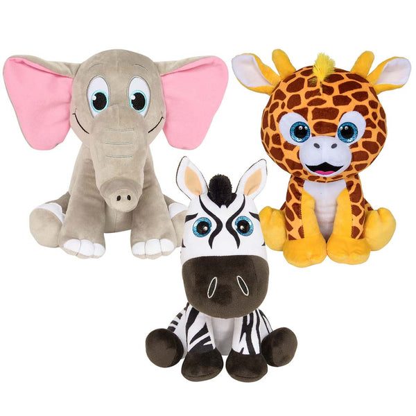 Plush Jungle Animal Assorted 9.5" (EACH)