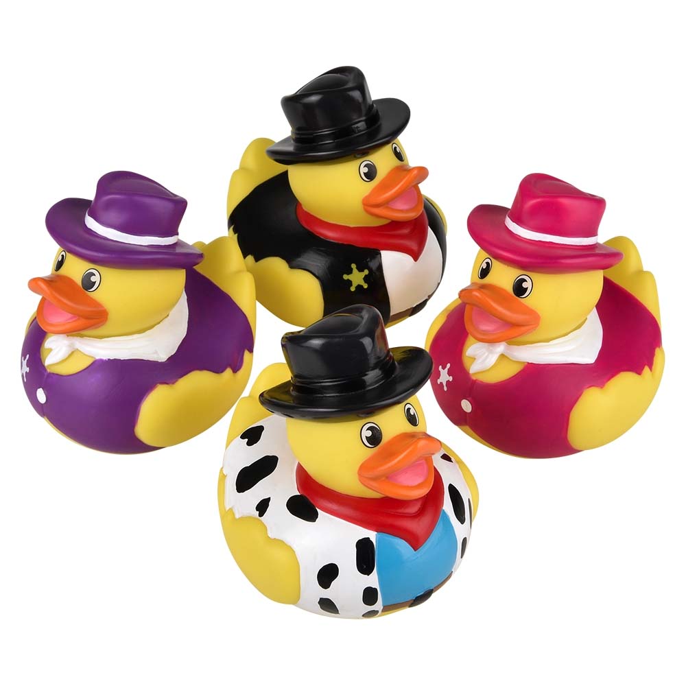Cowboy Rubber Duck Assortment 3.75