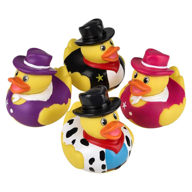 Cowboy Rubber Duck Assortment 3.75" (DZ)