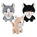 Plush Fat Cat Assorted 20" (EACH)