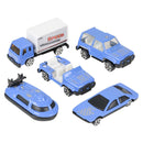 5 Piece Die-Cast Police Vehicle Tube Set (EACH)