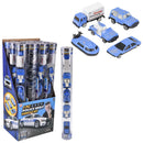 5 Piece Die-Cast Police Vehicle Tube Set (EACH)