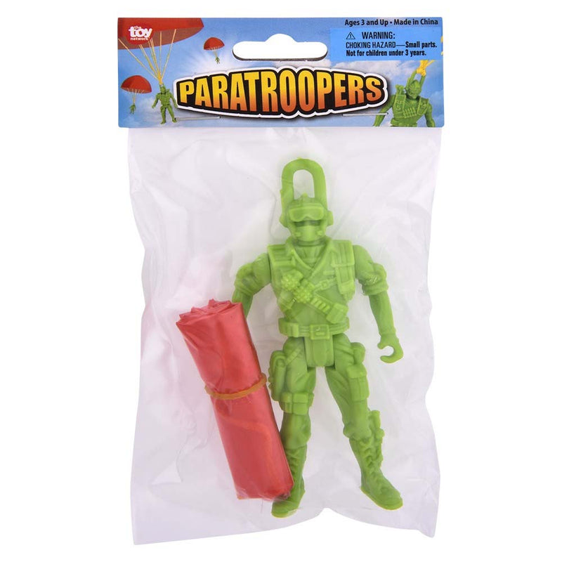 Paratrooper Figurines With Moveable Arms and Legs 4" (DZ)