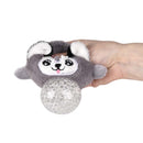 Dog Squeezy Bead Plush Assortment 3" (DZ)