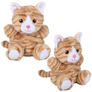 Plush Clutch Crew Tabby Cat 7" (EACH)
