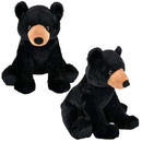 Plush Earth Safe Black Bear 14" (EACH)