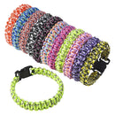 Paracord Bracelet Assortment 8.5" (24 PACK)