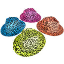 Leopard Print Gangster Hat Assortment 21.5" (DZ)