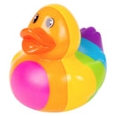 Big Rainbow Rubber Duck 6" (EACH)