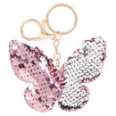 Flip Sequin Butterfly Keychain Assortment 3" (DZ)
