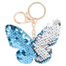 Flip Sequin Butterfly Keychain Assortment 3" (DZ)