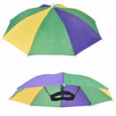 Mardi Gras Umbrella Hat 20" (EACH)