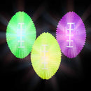 Light Up Mardi Gras Football Assortment 3" (DZ)