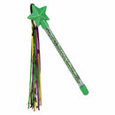 Mardi Gras Star Tinsel Wand Assortment 9" (DZ)