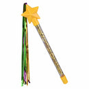 Mardi Gras Star Tinsel Wand Assortment 9" (DZ)