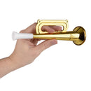 Mardi Gras Metallic Trumpet Assortment 7" (DZ)