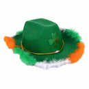 Feather Rimmed Shamrock Cowboy Hat (EACH)