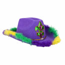 Feather Rimmed Fleur De Lis Cowboy Hat (EACH)