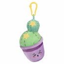 Plush Succulent Backpack Clip Assortment 5" (DZ)
