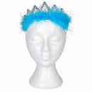 Plastic Feather Tiara Assortment 4.5" (DZ)