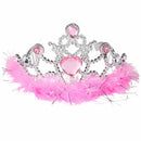 Plastic Feather Tiara Assortment 4.5" (DZ)