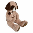 Plush Mamma Dog With 6.5" Baby 36" (EACH)