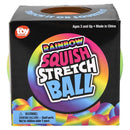 Squish Stretch Rainbow Yummy Ball 4" (EACH)