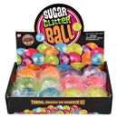 Squeezy Glitter Sugar Ball Assortment 2.4" (DZ)