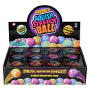 Squish Stretch Marbleized Yummy Ball Assortment 2.33" (DZ)