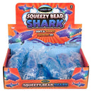 Light Up Squeezy Bead Sharks 7.5" (DZ)