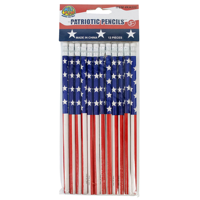 Patriotic Pencil 7.5" (DZ)