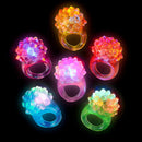 Light Up Bumpy Ring Assortment 1.5" (DZ)