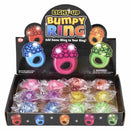 Light Up Bumpy Ring Assortment 1.5" (DZ)