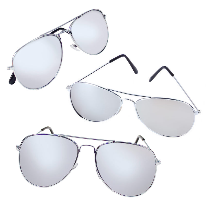 Mirror Lens Aviator Sunglasses (DZ)