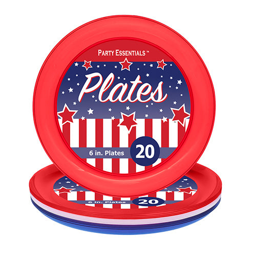 patriotic party plates