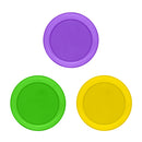 Plastic Plates 6" Mardi Gras (40 PACK)