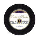 Deluxe Luncheon Plates - Black 9" (14 PACK)