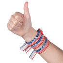 Nylon USA Woven Friendship Bracelets (DZ)
