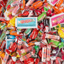 Candy mix made of mostly chewy and crunchy candy like smarties and frooties.