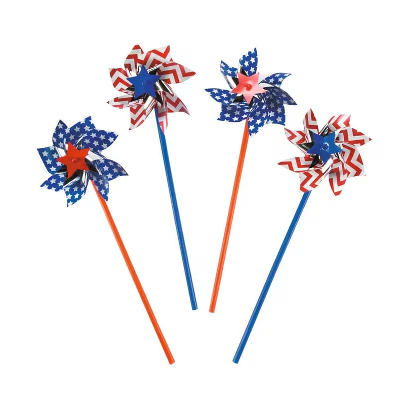 Patriotic Plastic Pinwheels 13