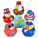 Patriotic Rubber Ducky Assortment 2" (100 PACK)