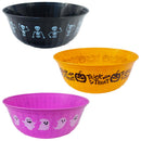 Closeout Plastic Halloween Bowl Assorted 10.5" (EACH)