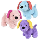 Plush Colorful Dog Assorted 12" (EACH)