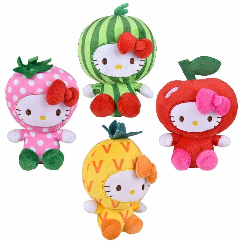 Plush Fruit Costume Hello Kitty Assorted 6