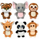 Plush Plump Pal Jungle Animal Assorted 14" (EACH)