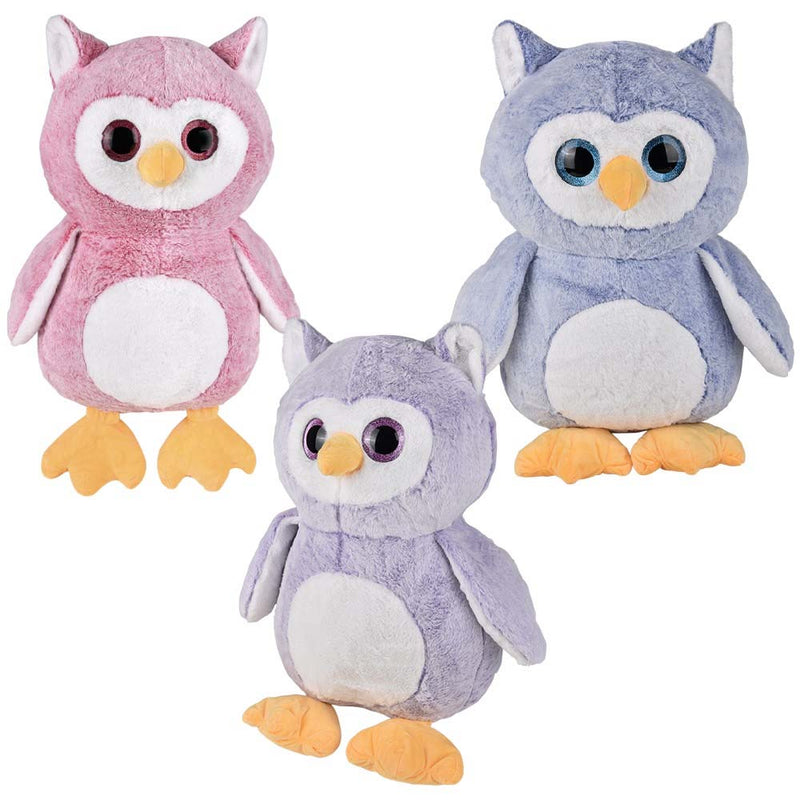 Plush Owl Assorted 24