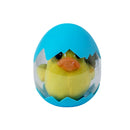 Plush Rubber Duck Filled Large Plastic Easter Egg 5" (EACH)